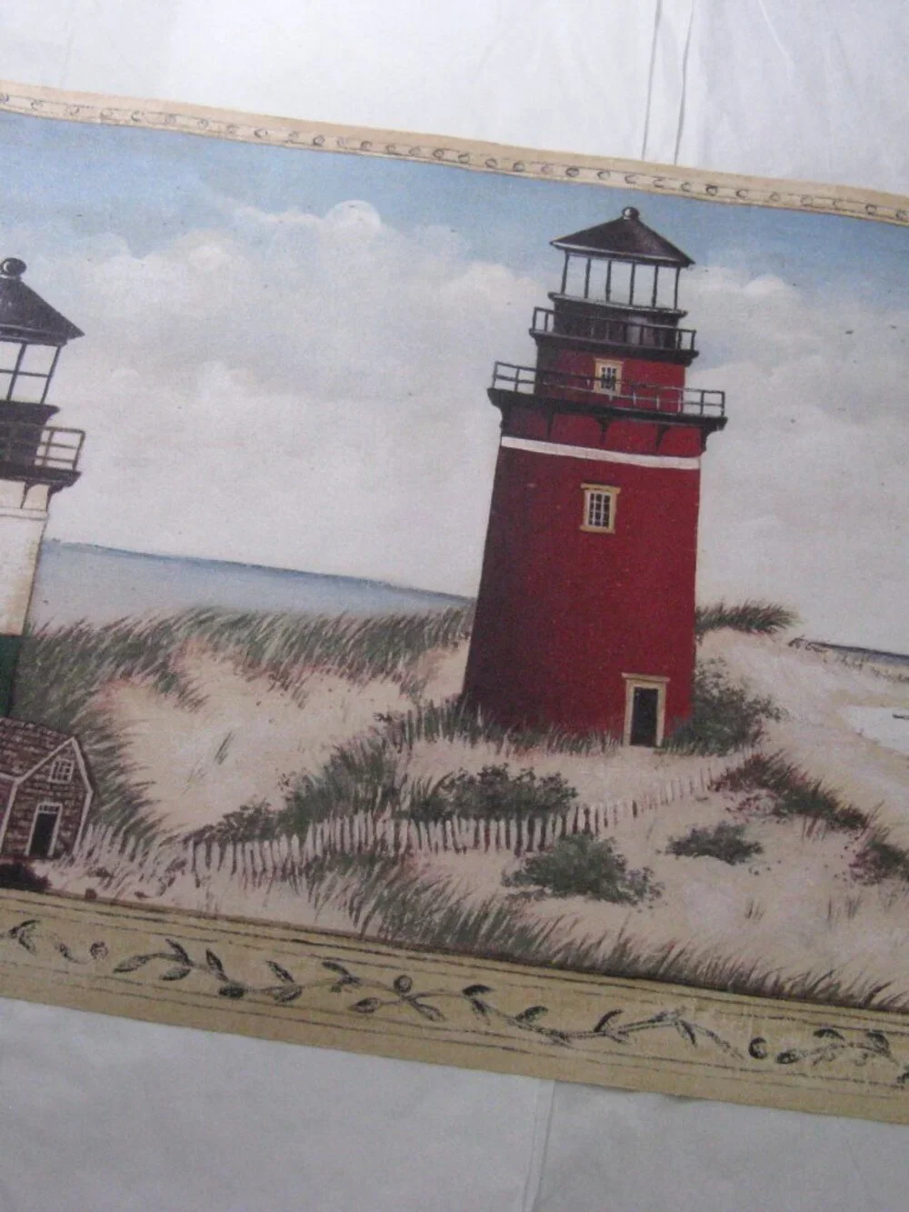 David Carter Brown Lighthouse Wallpaper Border 4 Rolls Nautical Seashore DC2082B